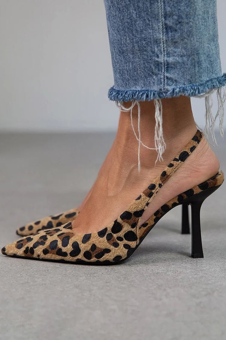 Avery | Tacchi D’Orsay Leopardo